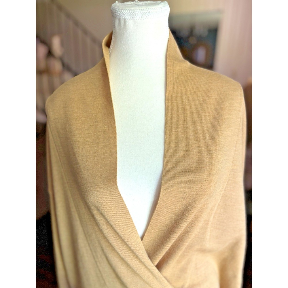 Bitte Kai Rand Size 2 long sleeve merino wool cardigan US size XL/XXL Camel
